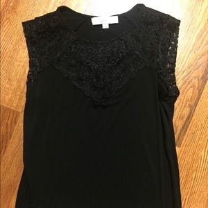 Black LOFT tank top/blouse